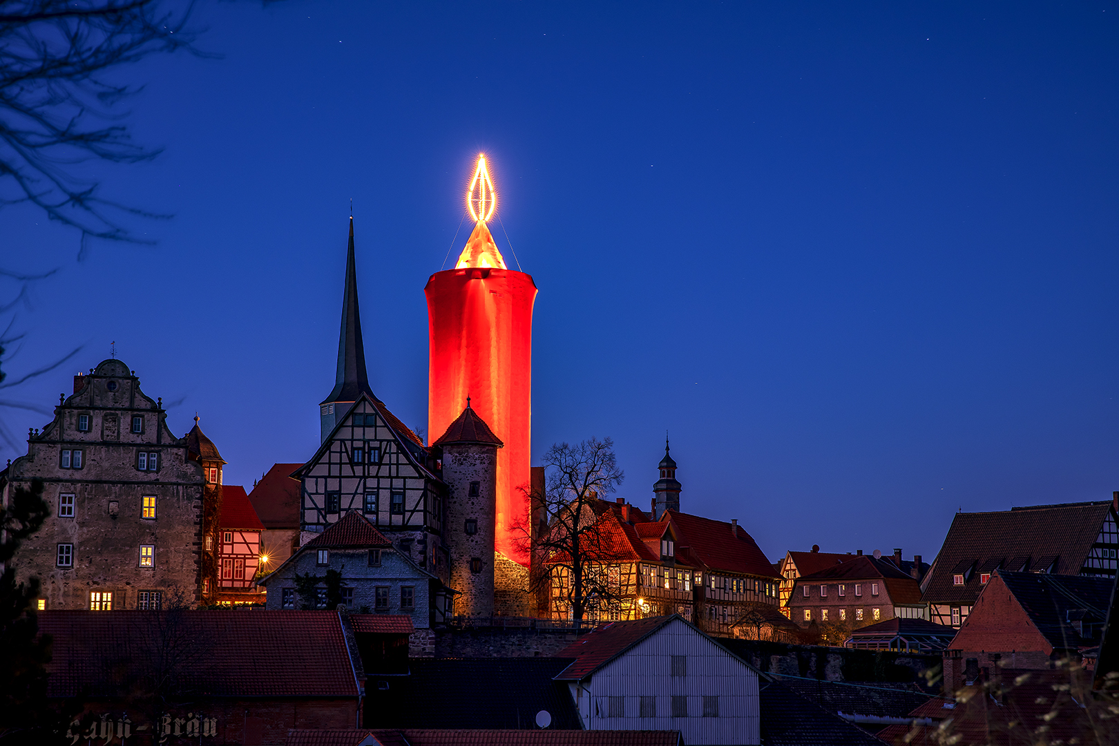  Schlitz zur blauen Stunde