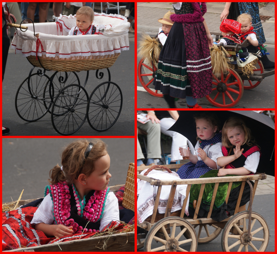 Schlitzer Trachtenfest 2011: Im Wagen vor mir fährt ...