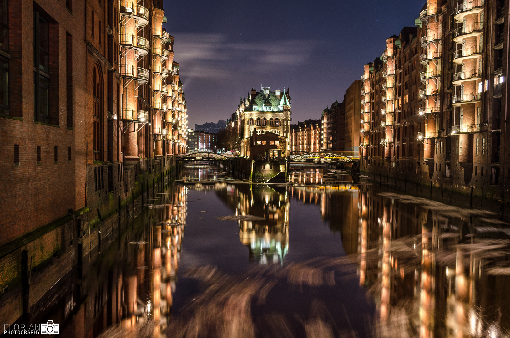 Schlösschen Hamburg im Winter