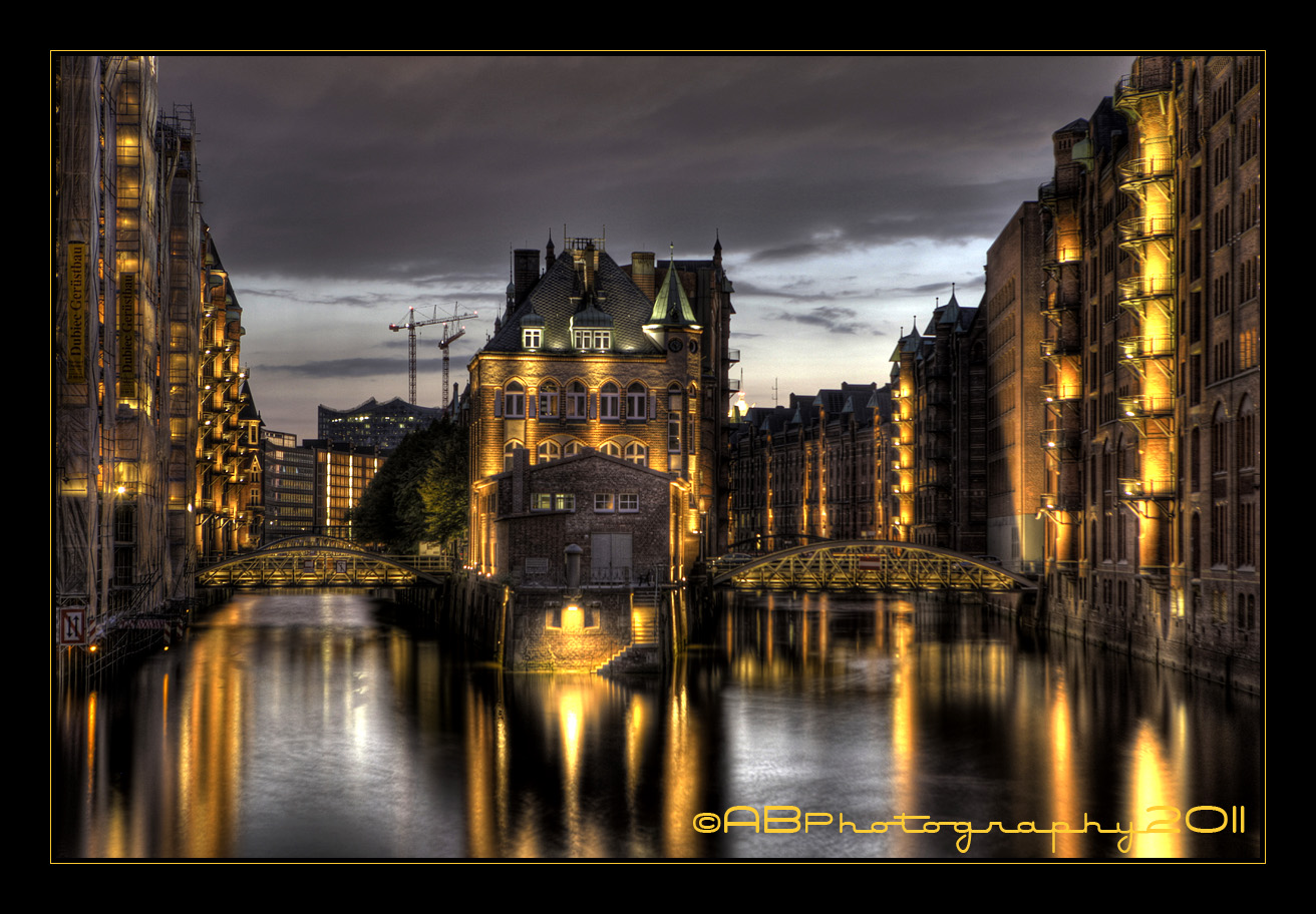 Schlößchen in der Speicherstadt