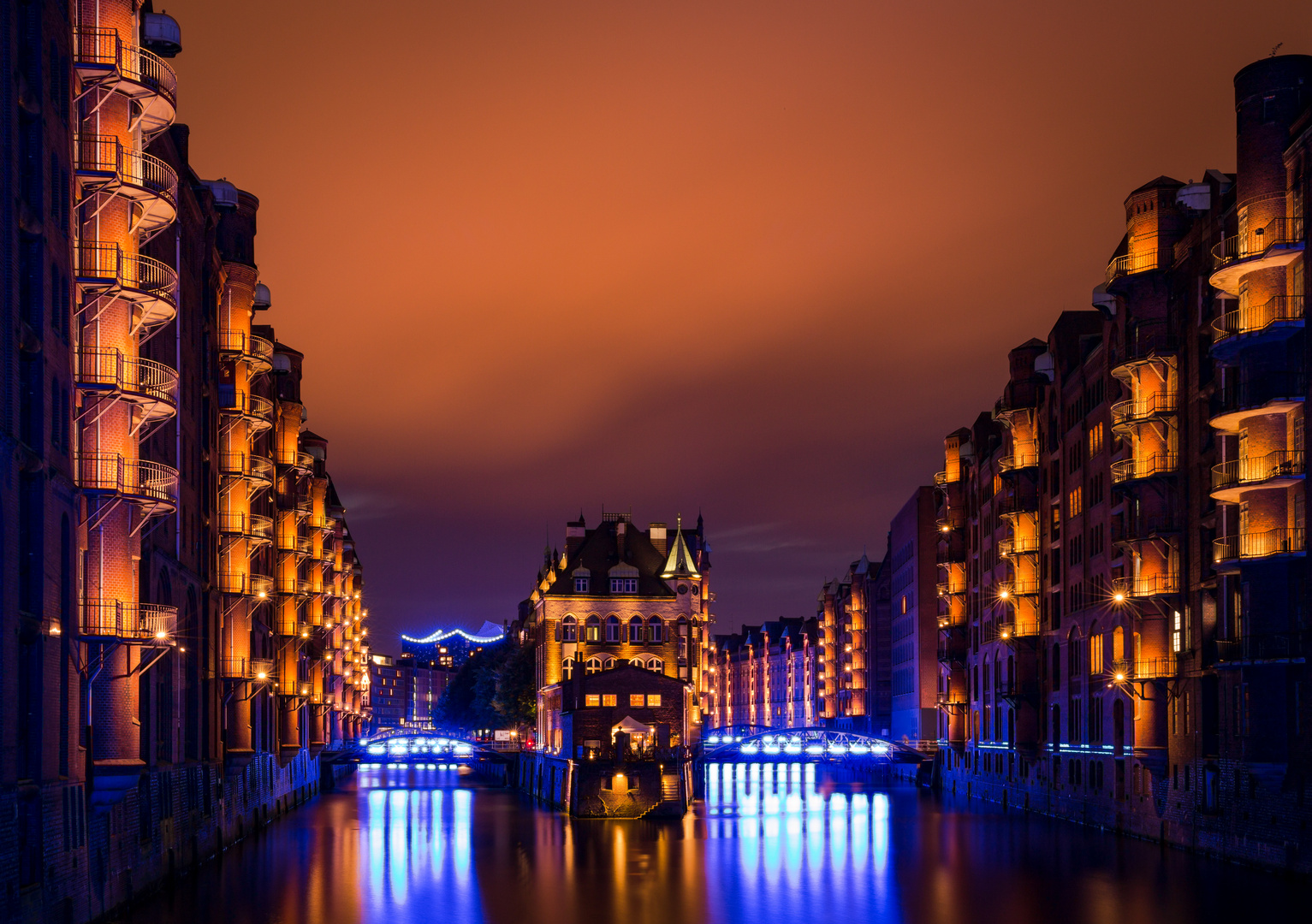 Schlösschen in der Speicherstadt Hamburg