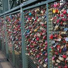 Schlösser auf der Hohenzollernbrücke Köln