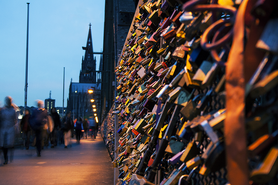 Schlösser der Hohenzollernbrücke