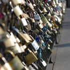 Schlösser der Liebe an der Pont des Arts