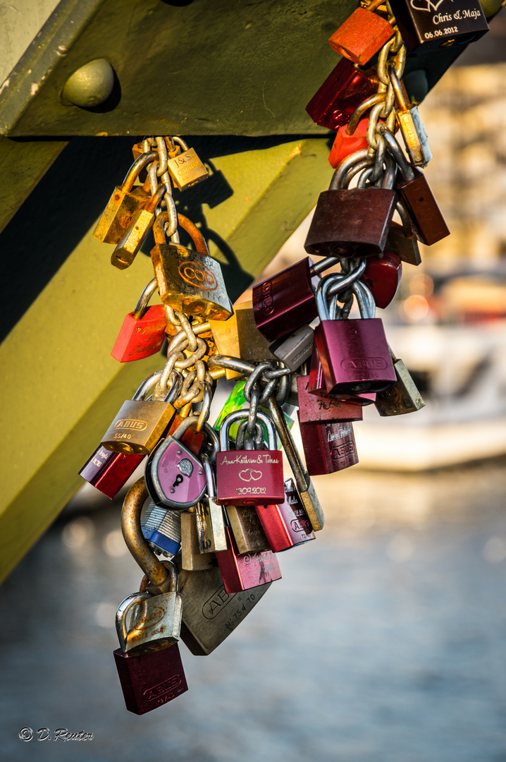 Schlösser der Liebe in Frankfurt