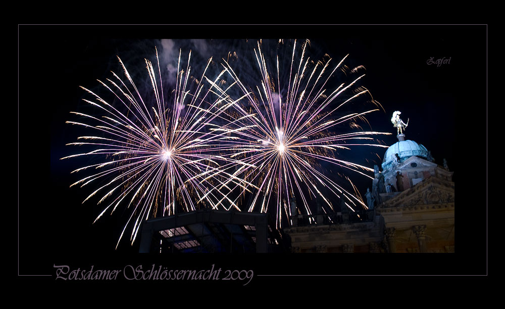 Schlössernacht Feuerwerk