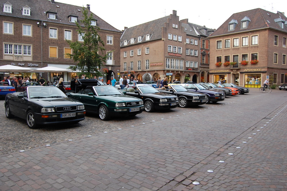 Schlössertour 2009 Audi Cabrio in Bochold