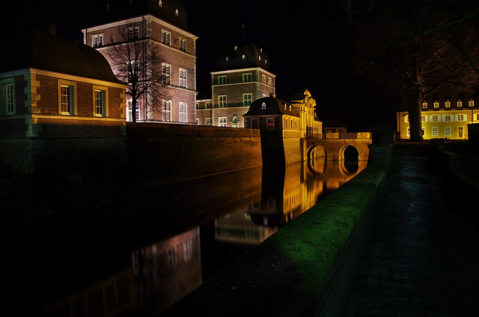 Schloss Ahaus bei Nacht