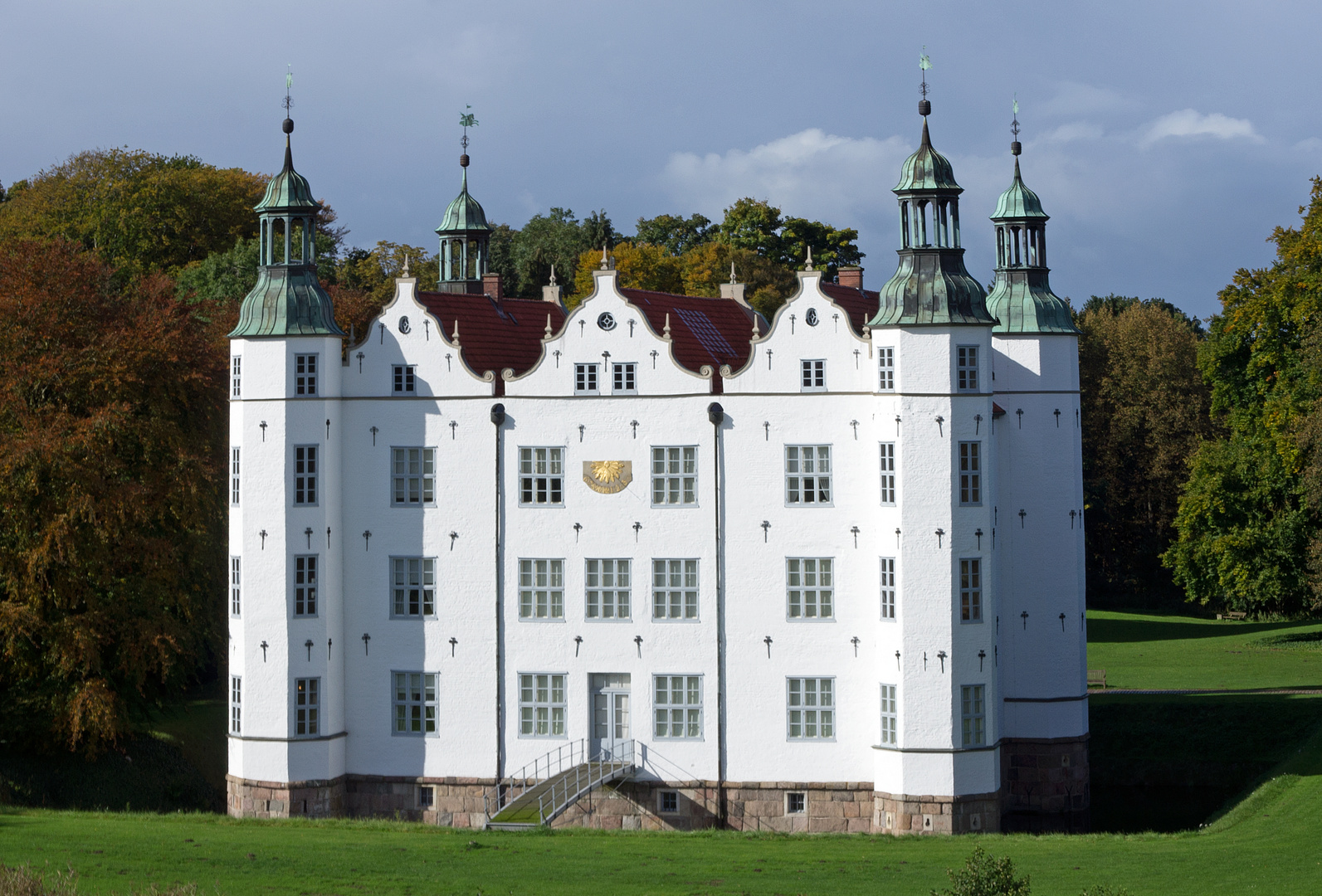 Schloss Ahrensburg via Flugdrohne