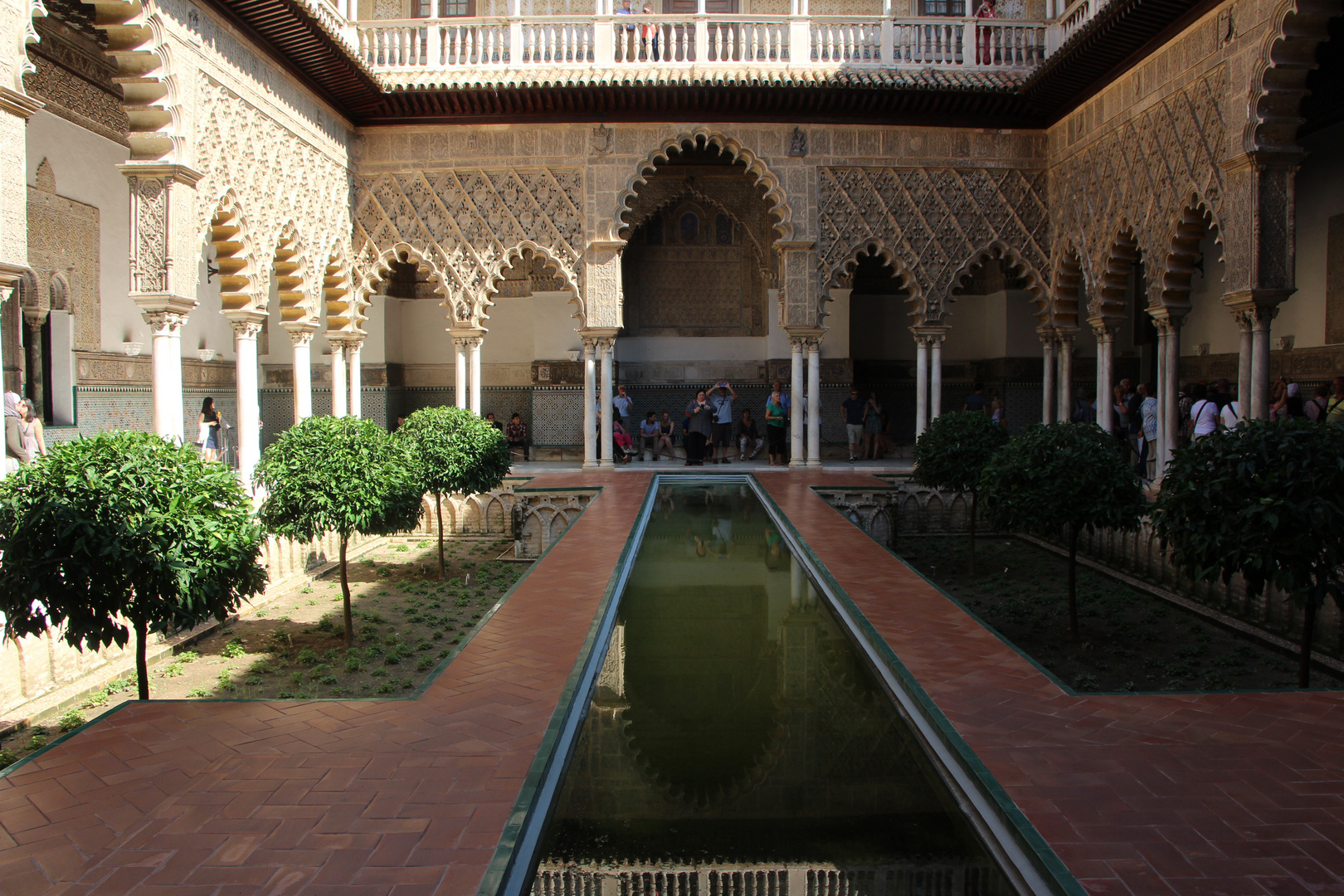 Schloss Alca'zar in Sevilla