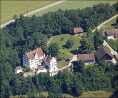 Schloss Altenklingen aus der Vogelschau