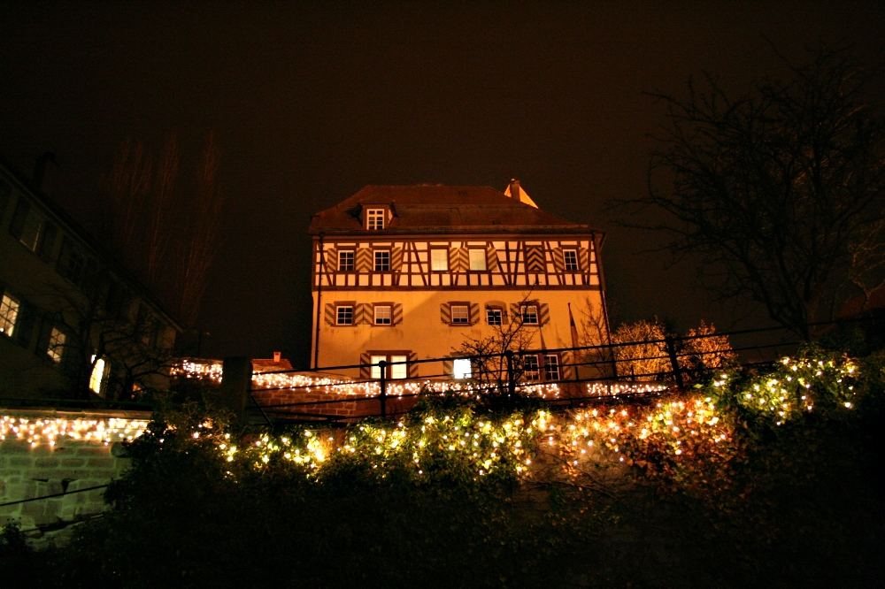 Schloss Altensteig im Weihnachtsschmuck