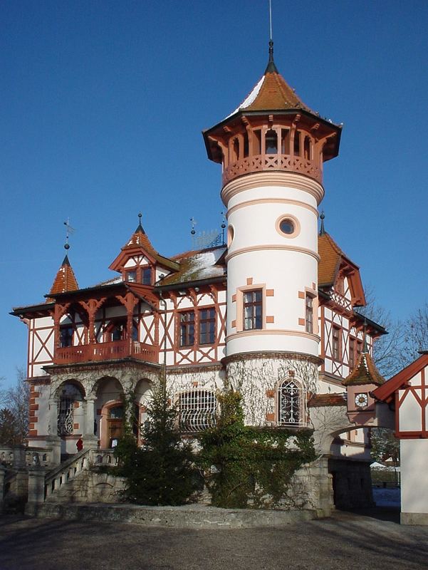 Schloss am Ammersee im Winter