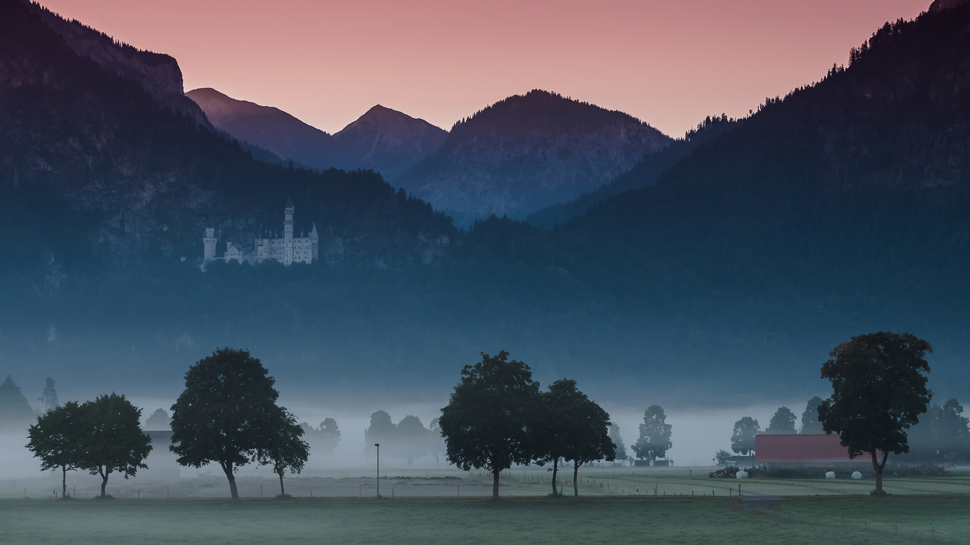 Schloss am Morgen