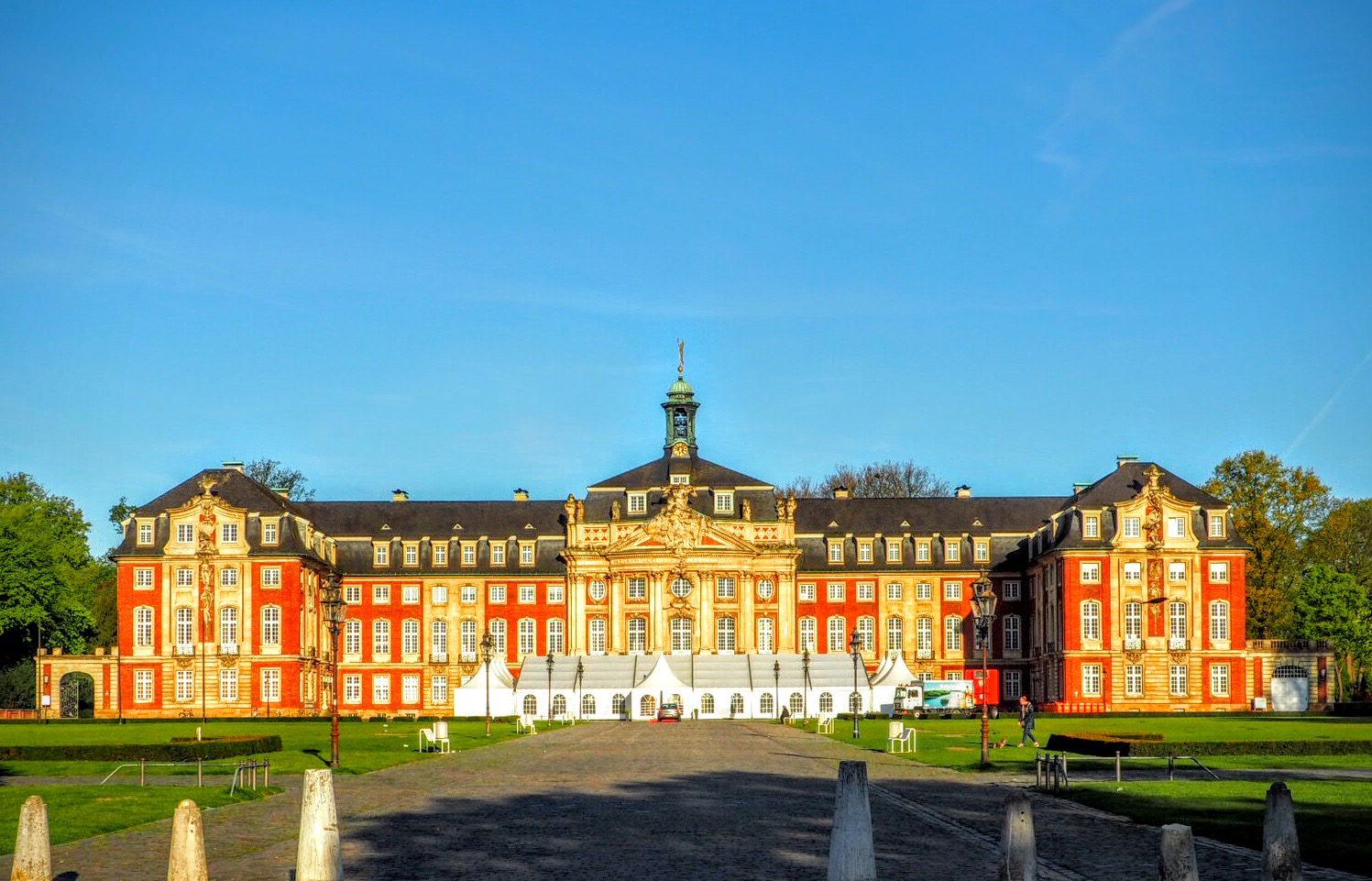 Schloss am Schlossplatz in Münster