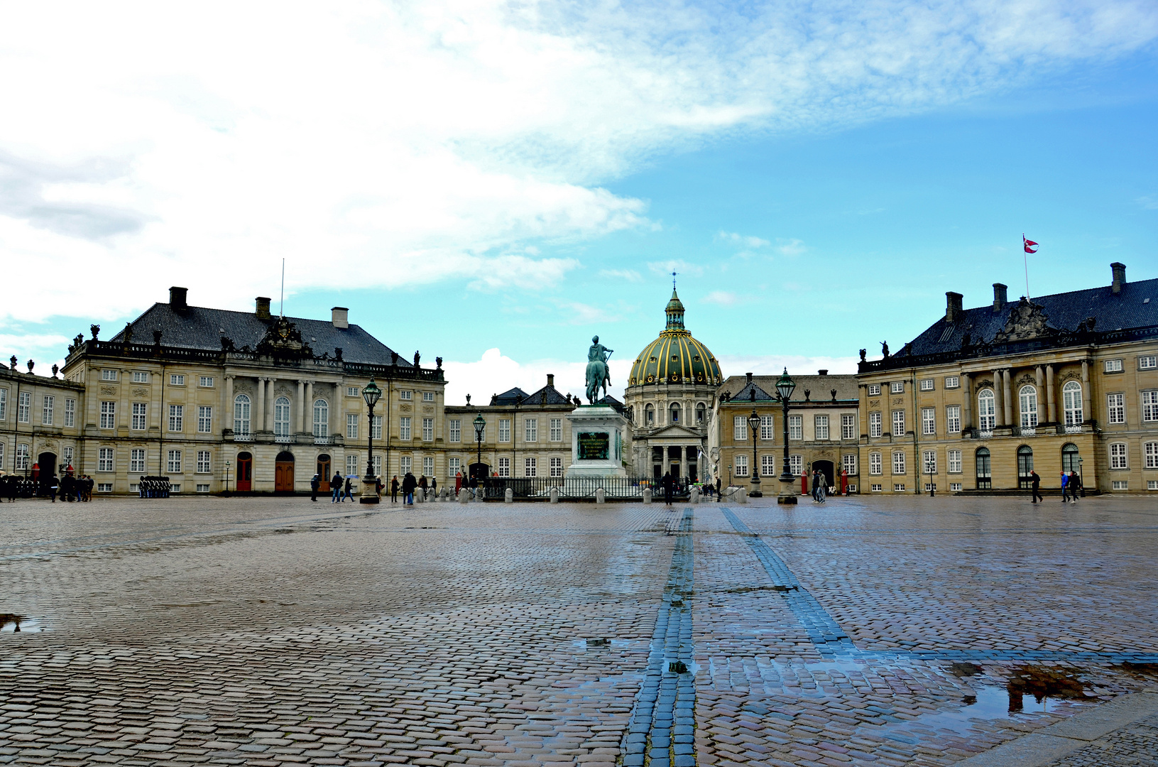 Schloss Amalienborg in Kopenhagen