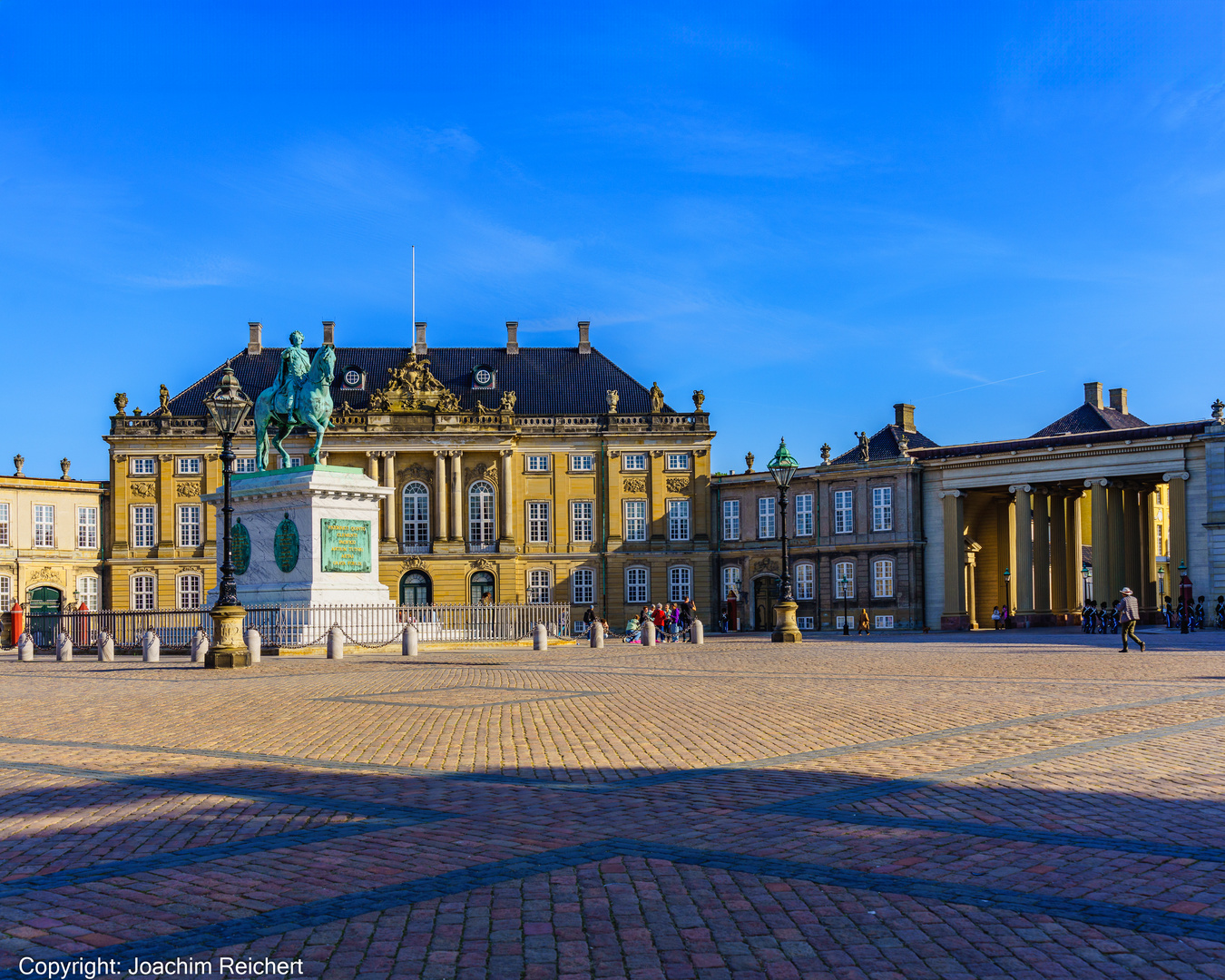 Schloss Amalienborg in Kopenhagen