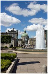 Schloss Amalienborg in Kopenhagen