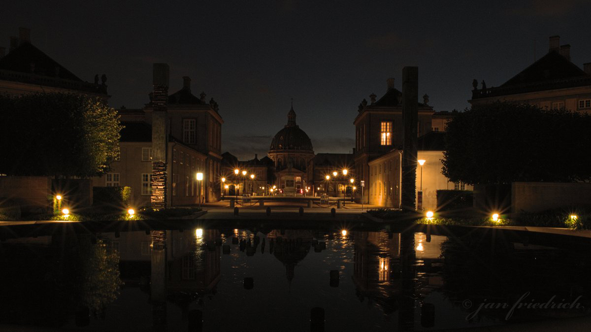 Schloß Amalienburg bei Nacht