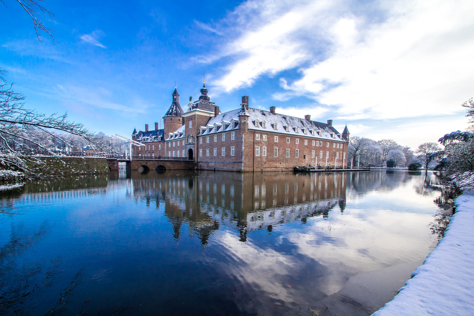 Schloss Anholt im Winter