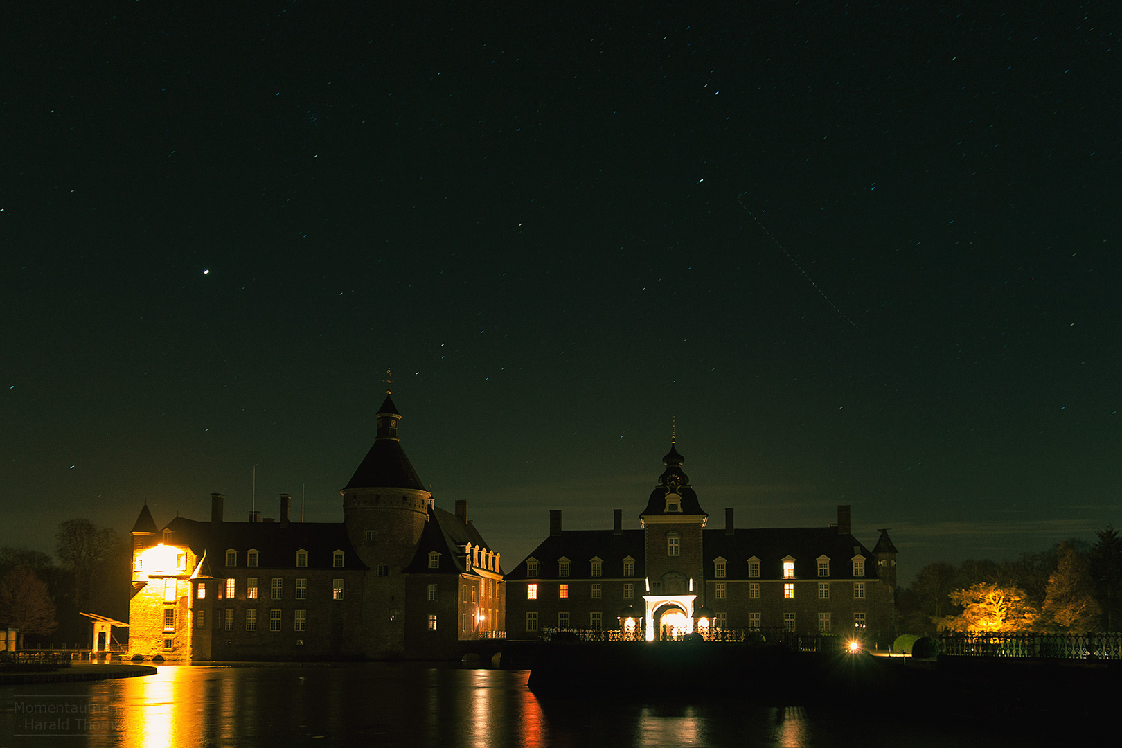 Schloss Anholt in der Nacht