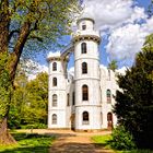 Schloss auf der Pfaueninsel mitten im Wannsee/Berlin.....