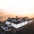 Schloss Augustusburg bei Sonnenaufgang