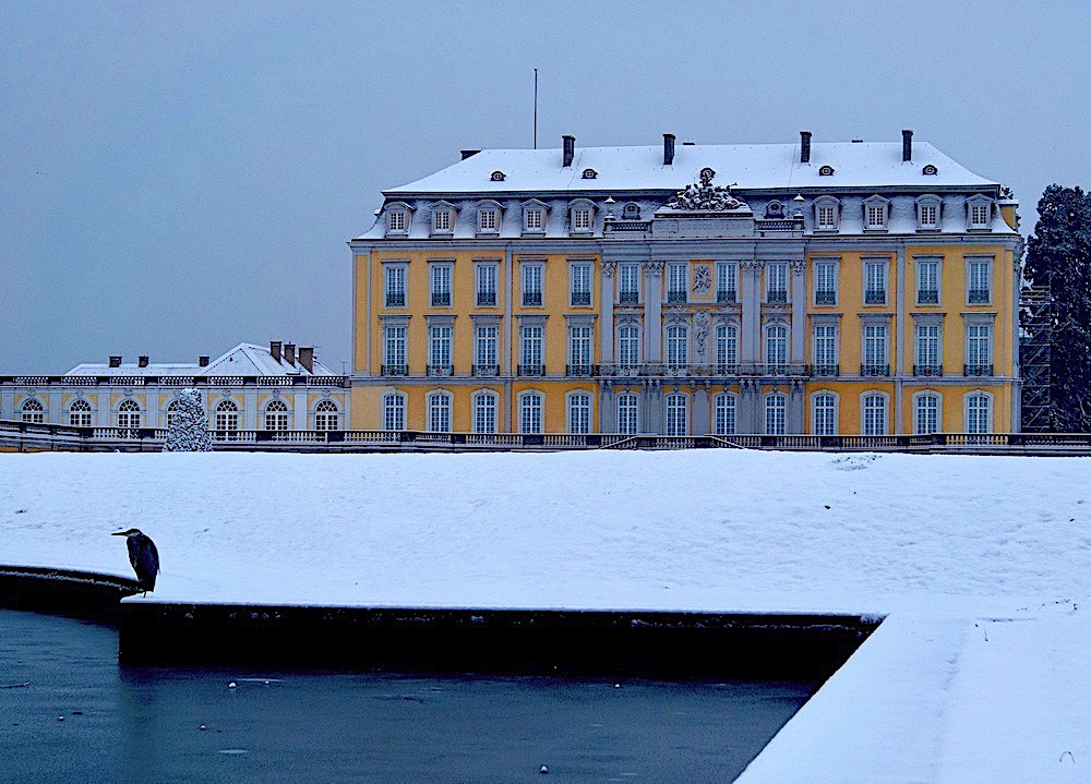 Schloss Augustusburg im Winter 