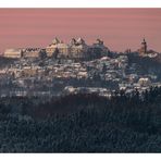 Schloss Augustusburg in der Morgendämmerung