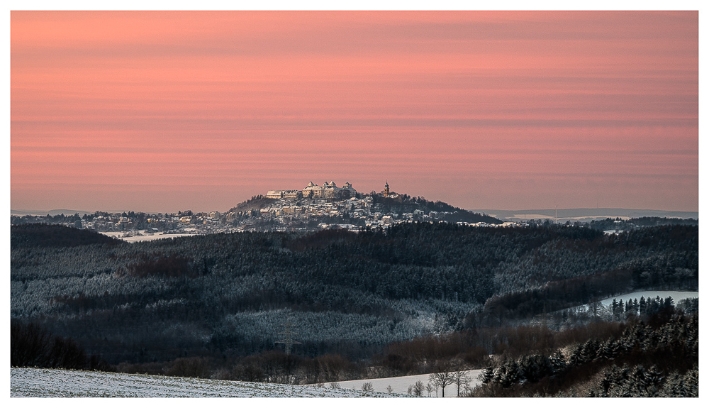 Schloss Augustusburg in der Morgendämmerung II