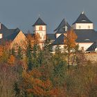 Schloß Augustusburg in herbstlicher Stimmung Anfang November