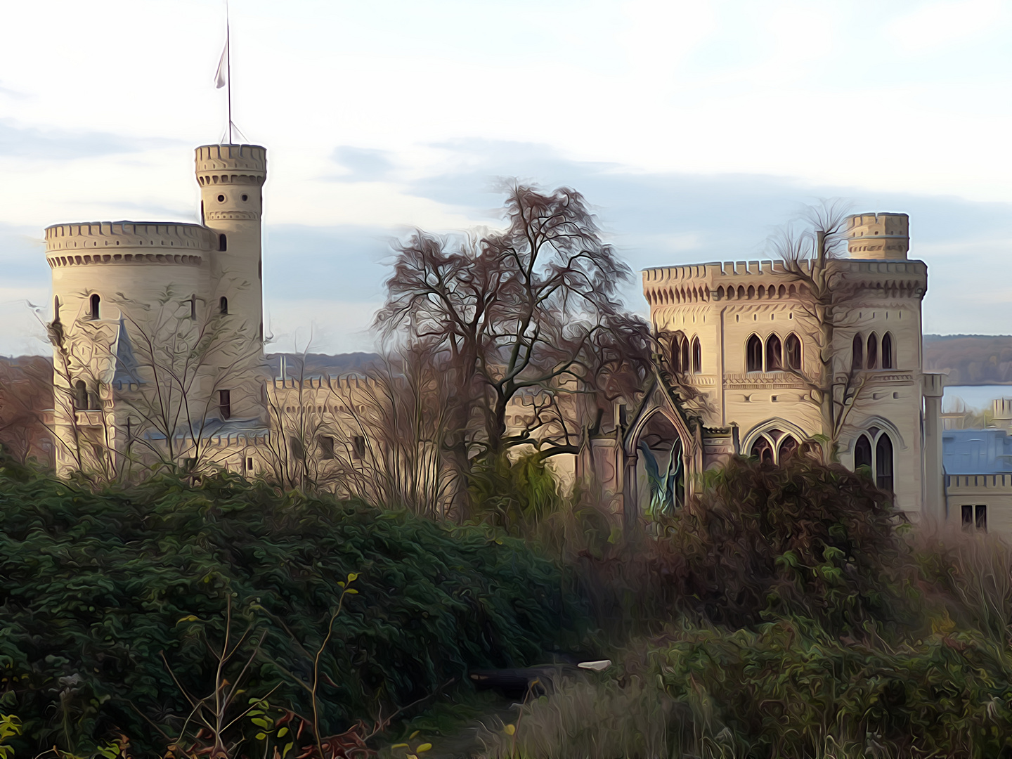 Schloß Babelsberg mit BEA