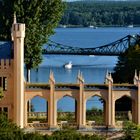 Schloss Babelsberg mit Glienicker Brücke