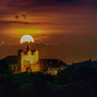 Schloss Ballenstedt im Vollmond (1)