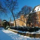 Schloß Bedburg im Schnee