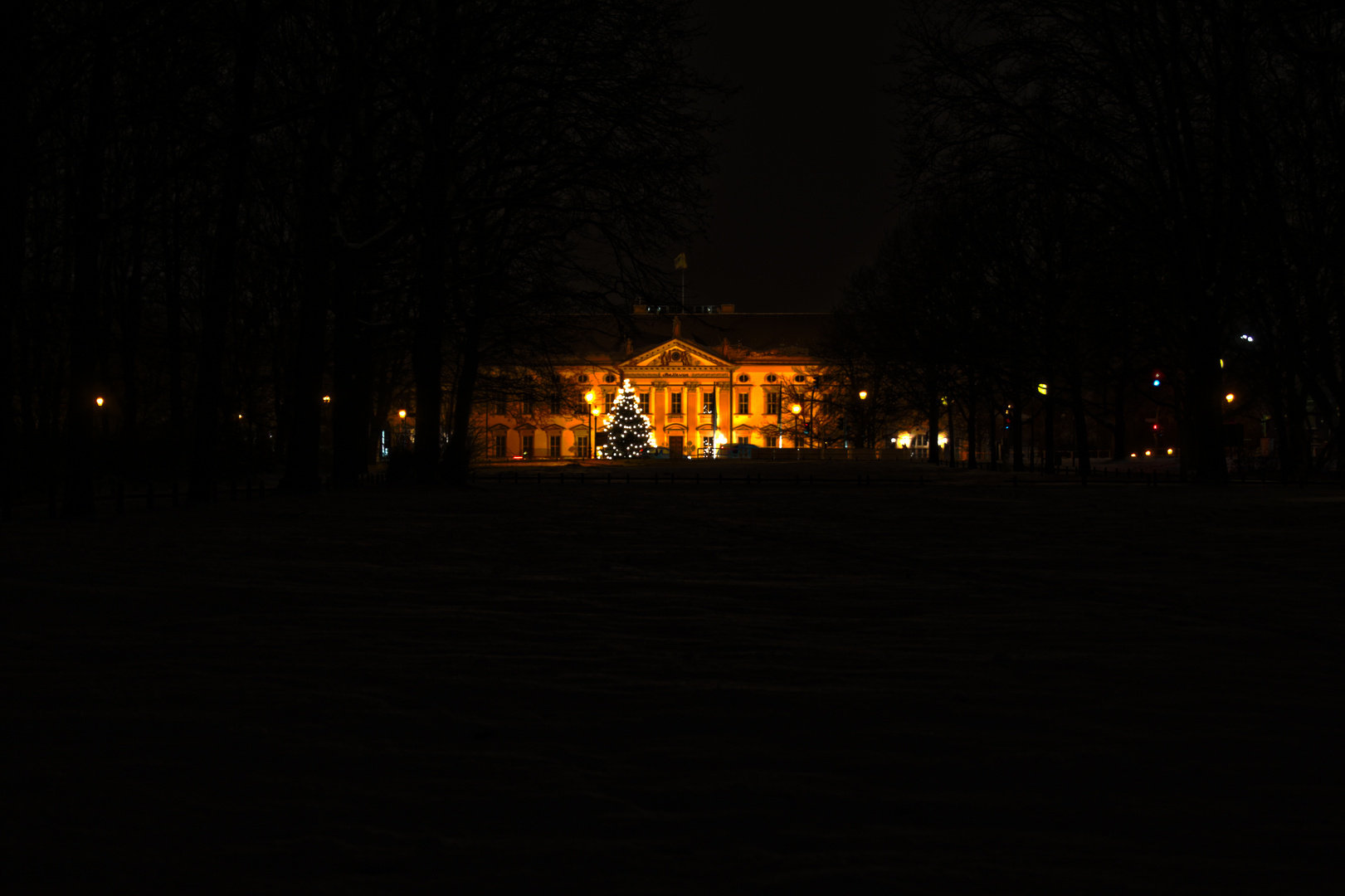 Schloss Bellevue zur Weihnachtszeit