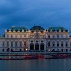 Schloß Belvedere am Abend