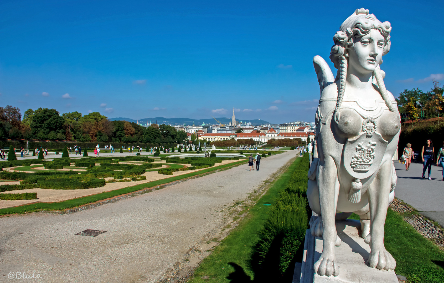 Schloss Belvedere, Barockgarten