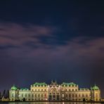 Schloß Belvedere bei Nacht