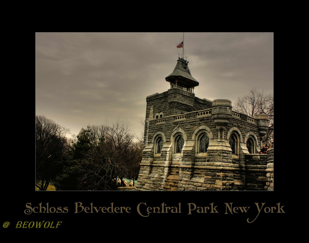 Schloß Belvedere im Central Park - New York