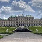 Schloss Belvedere von hinten