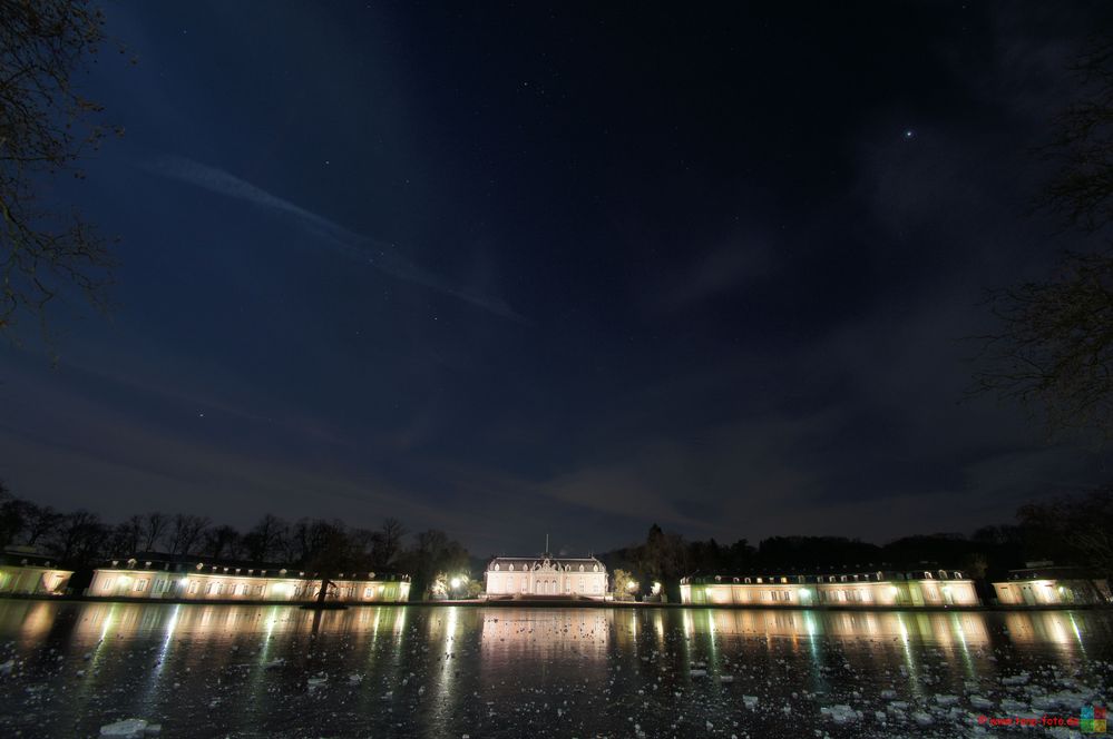 Schloss Benrath bei Nacht