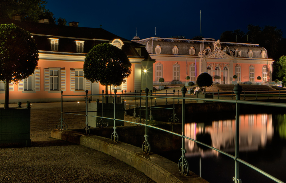 Schloss Benrath bei Nacht