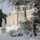 Schloss Benrath, Düsseldorf im Schnee