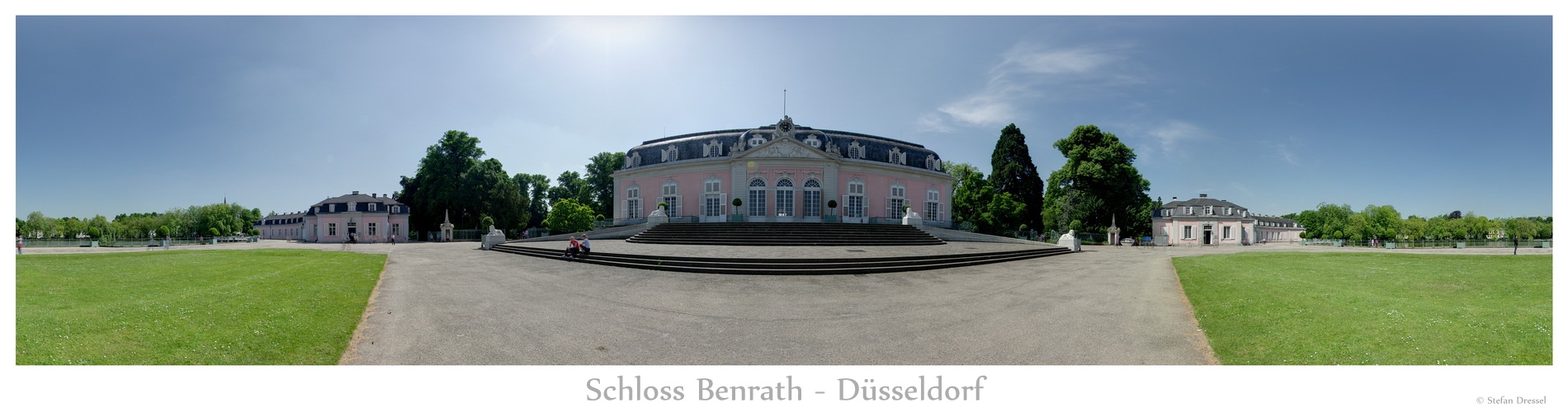 Schloss Benrath (Düsseldorf) - Panorama