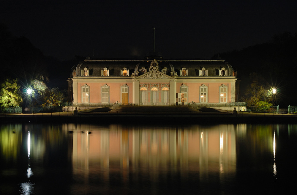 Schloss Benrath Foto & Bild architektur, architektur bei nacht