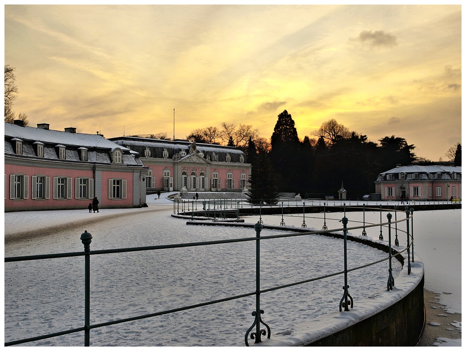 Schloss Benrath im Winter
