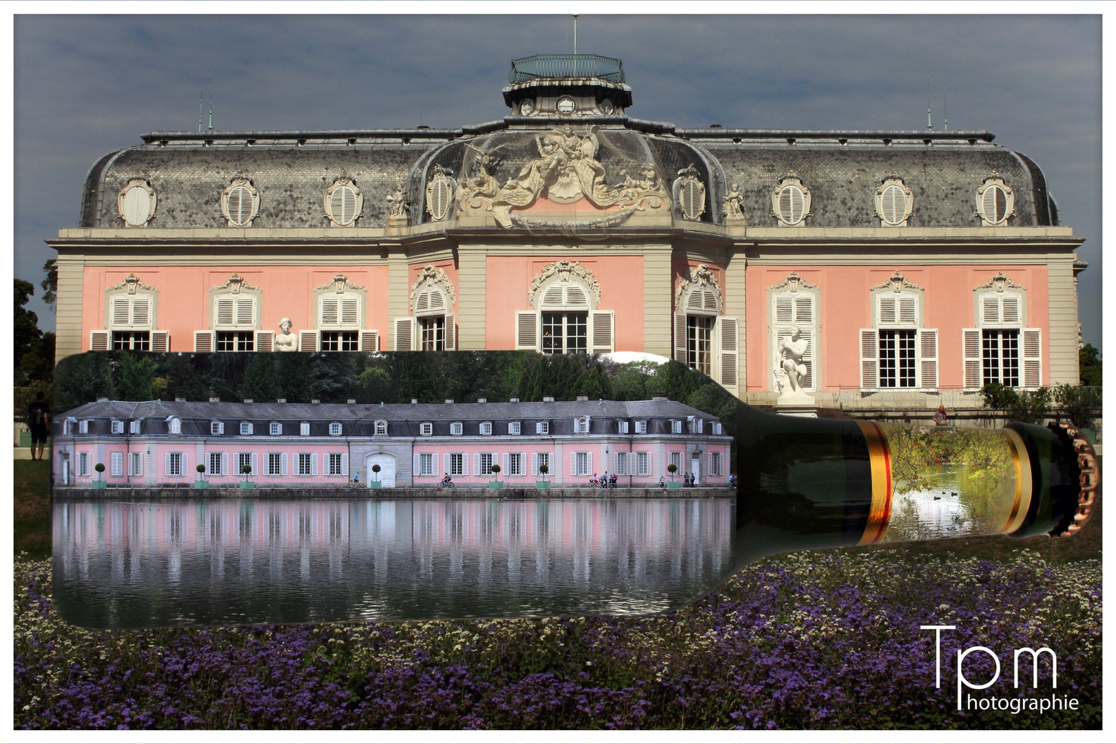 Schloß Benrath In Flaschenbier