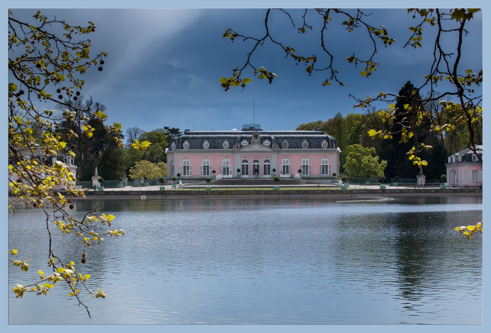 Schloss Benrath SchlossTeich Foto & Bild architektur, schlösser