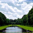 Schloss Benrath- Spiegelteich im Park